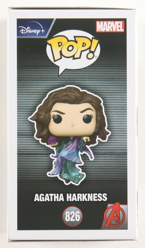 Kathryn Hahn Signed "Wanda Vision" #826 Agatha Harkness Funko Pop! Vinyl Figure (PSA) at PristineAuction.com Kathryn Hahn Signed "Wanda Vision" #826 Agatha Harkness Funko Pop! Vinyl Figure (PSA) at PristineAuction.com