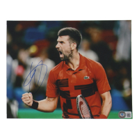 Novak Djokovic Signed 8x10 Photo (Beckett) at PristineAuction.com