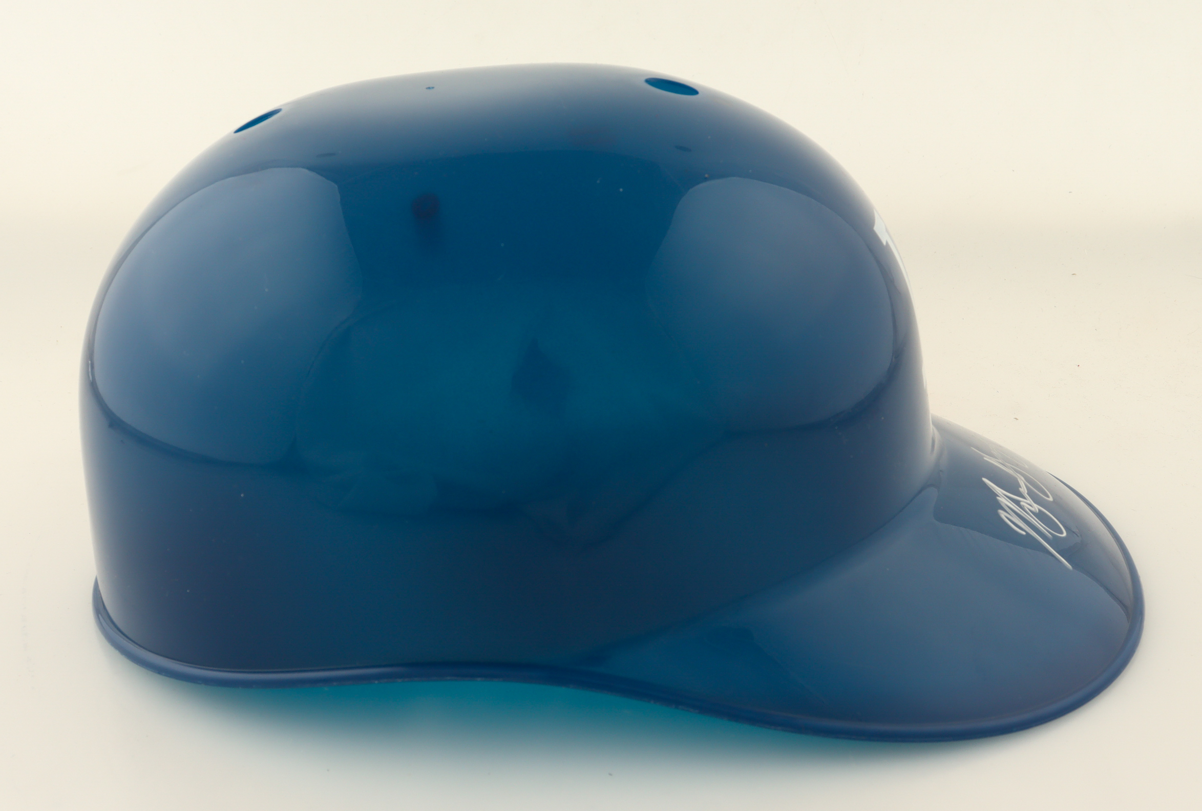 Michael Young Signed Dodgers Full-Size Batting Helmet (Authentic Ink) at PristineAuction.com Michael Young Signed Dodgers Full-Size Batting Helmet (Authentic Ink) at PristineAuction.com