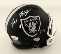 Trevon Moehrig Signed Raiders Eclipse Alternate Speed Mini Helmet (JSA) at PristineAuction.com