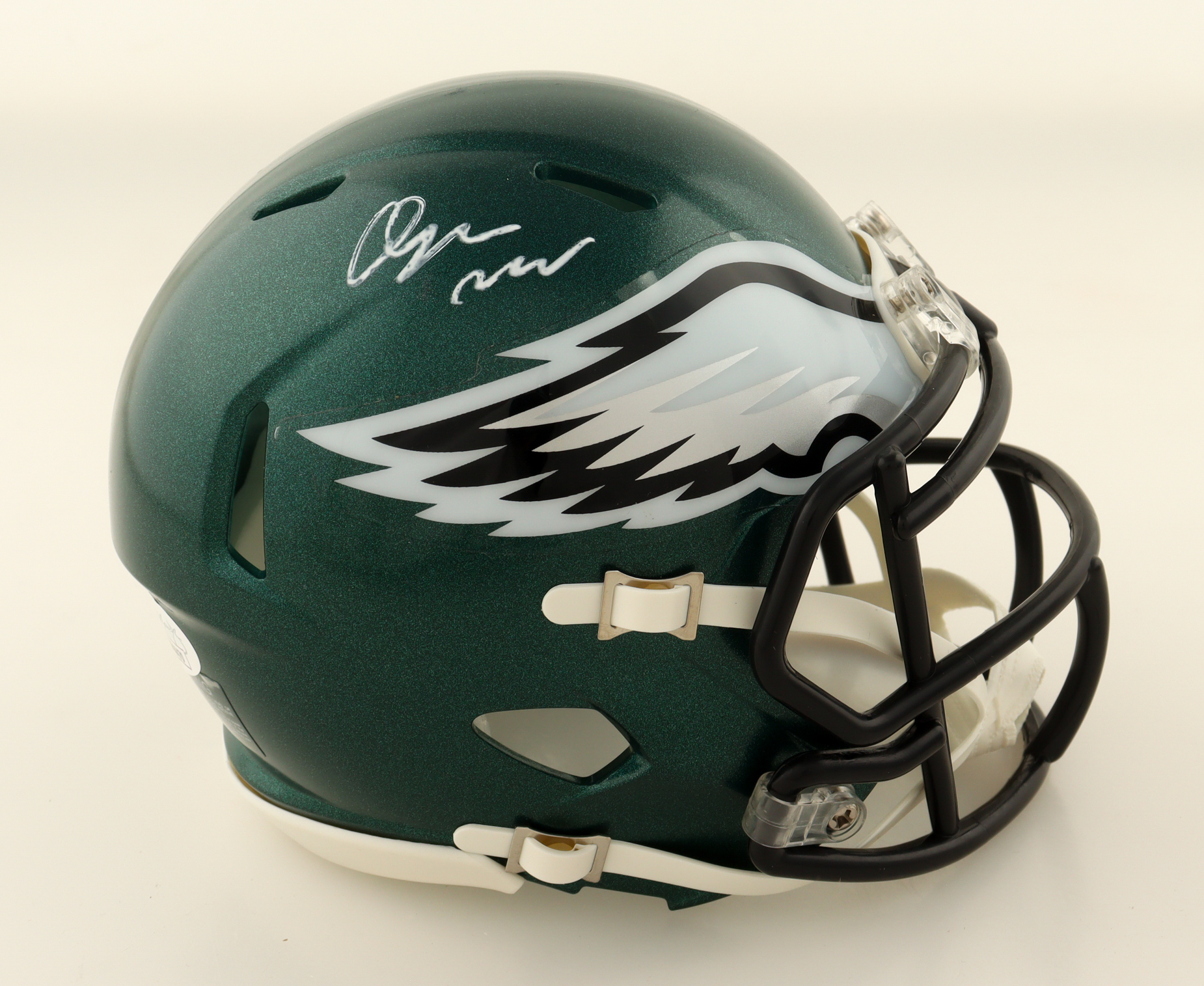Quinyon Mitchell Signed Eagles Speed Mini Helmet (JSA) at PristineAuction.com Quinyon Mitchell Signed Eagles Speed Mini Helmet (JSA) at PristineAuction.com