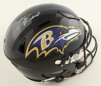 Ed Reed Signed Ravens Full-Size Authentic On-Field Speed Helmet (Beckett) at PristineAuction.com