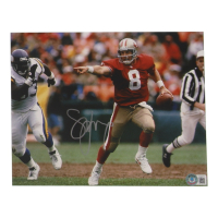 Steve Young Signed 49ers 8x10 Photo (Beckett) at PristineAuction.com