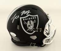 Trevon Moehrig Signed Raiders Eclipse Alternate Speed Mini Helmet (JSA) at PristineAuction.com