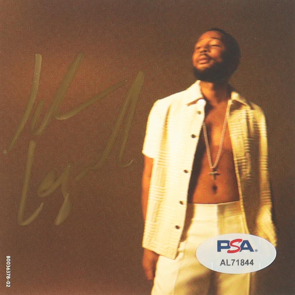John Legend Signed "Legend" CD Insert (PSA) at PristineAuction.com John Legend Signed "Legend" CD Insert (PSA) at PristineAuction.com