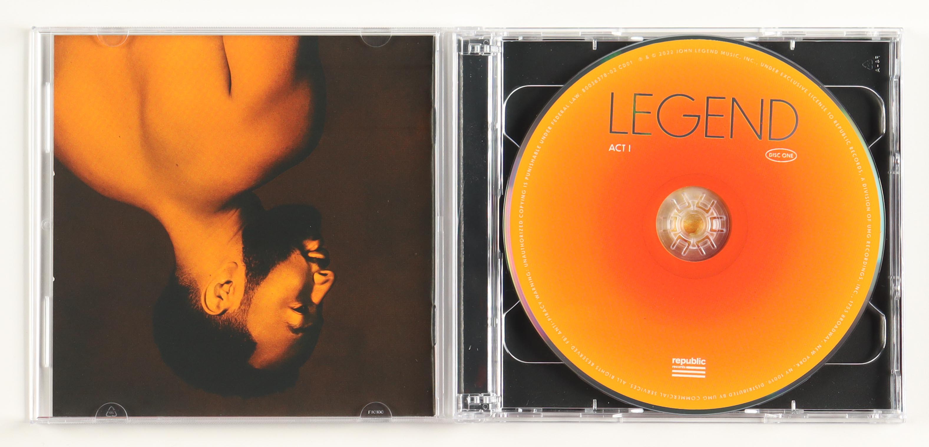 John Legend Signed "Legend" CD Insert (PSA) at PristineAuction.com John Legend Signed "Legend" CD Insert (PSA) at PristineAuction.com