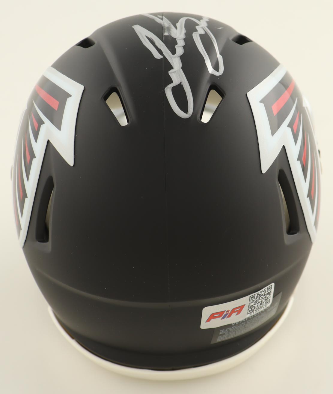 Justin Simmons Signed Falcons Speed Mini Helmet (PIA) at PristineAuction.com Justin Simmons Signed Falcons Speed Mini Helmet (PIA) at PristineAuction.com