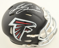 Justin Simmons Signed Falcons Speed Mini Helmet (PIA) at PristineAuction.com