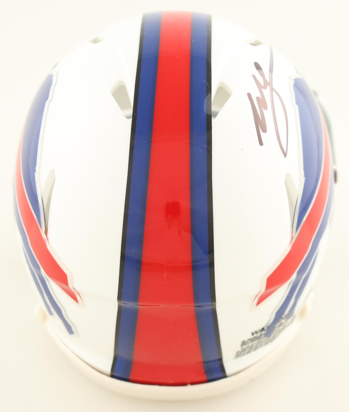 Willis McGahee Signed Bills Speed Mini Helmet (Beckett) at PristineAuction.com Willis McGahee Signed Bills Speed Mini Helmet (Beckett) at PristineAuction.com