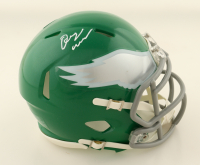 Quinyon Mitchell Signed Eagles Speed Mini Helmet (JSA) at PristineAuction.com