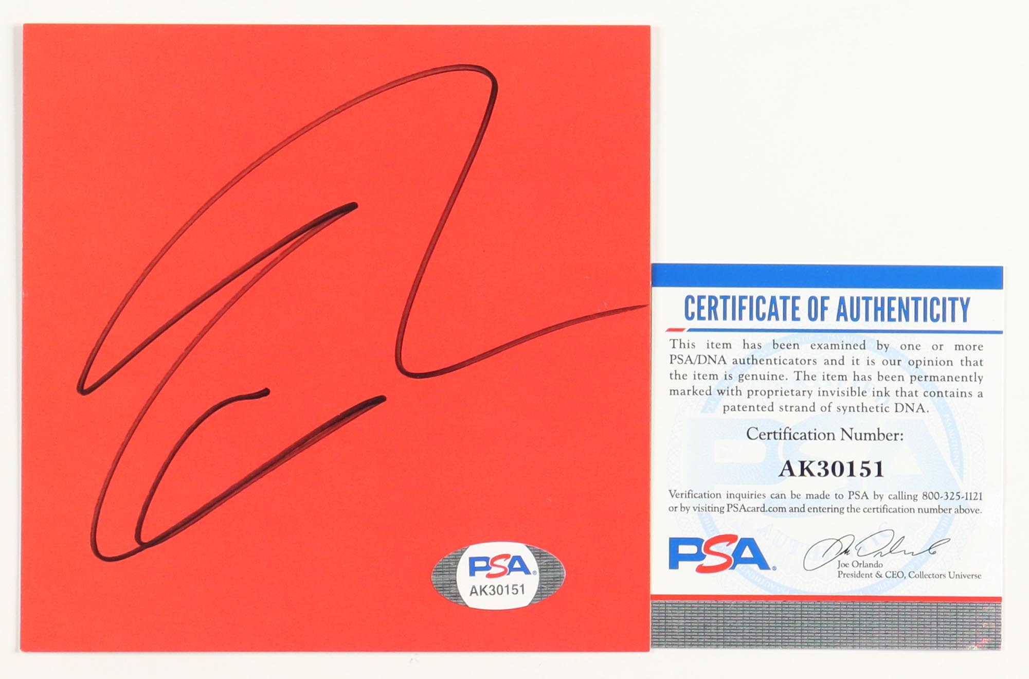 Ed Sheeran Signed "Equals" CD Insert With Disc (PSA) at PristineAuction.com Ed Sheeran Signed "Equals" CD Insert With Disc (PSA) at PristineAuction.com