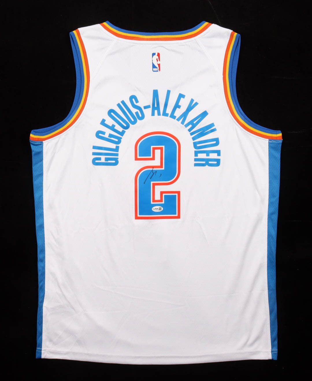 Shai Gilgeous-Alexander Signed Thunder Nike Authentic Jersey (JSA) at PristineAuction.com Shai Gilgeous-Alexander Signed Thunder Nike Authentic Jersey (JSA) at PristineAuction.com