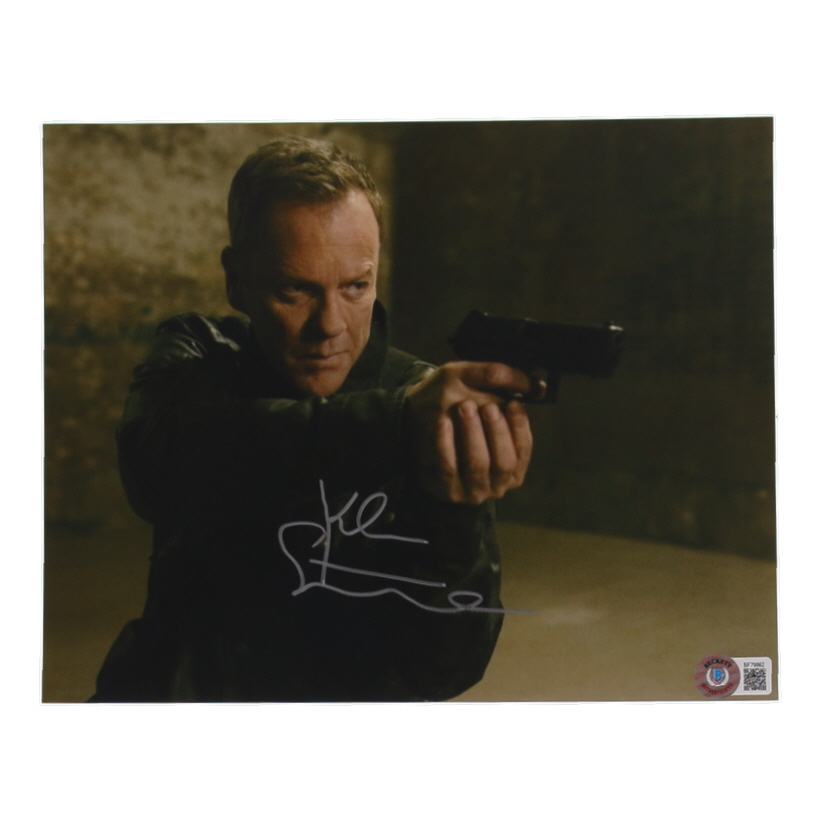 Kiefer Sutherland Signed "24" 8x10 Photo (Beckett) at PristineAuction.com Kiefer Sutherland Signed "24" 8x10 Photo (Beckett) at PristineAuction.com