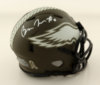 Brandon Graham Signed Eagles Salute To Service Alternate Speed Mini Helmet (JSA) at PristineAuction.com