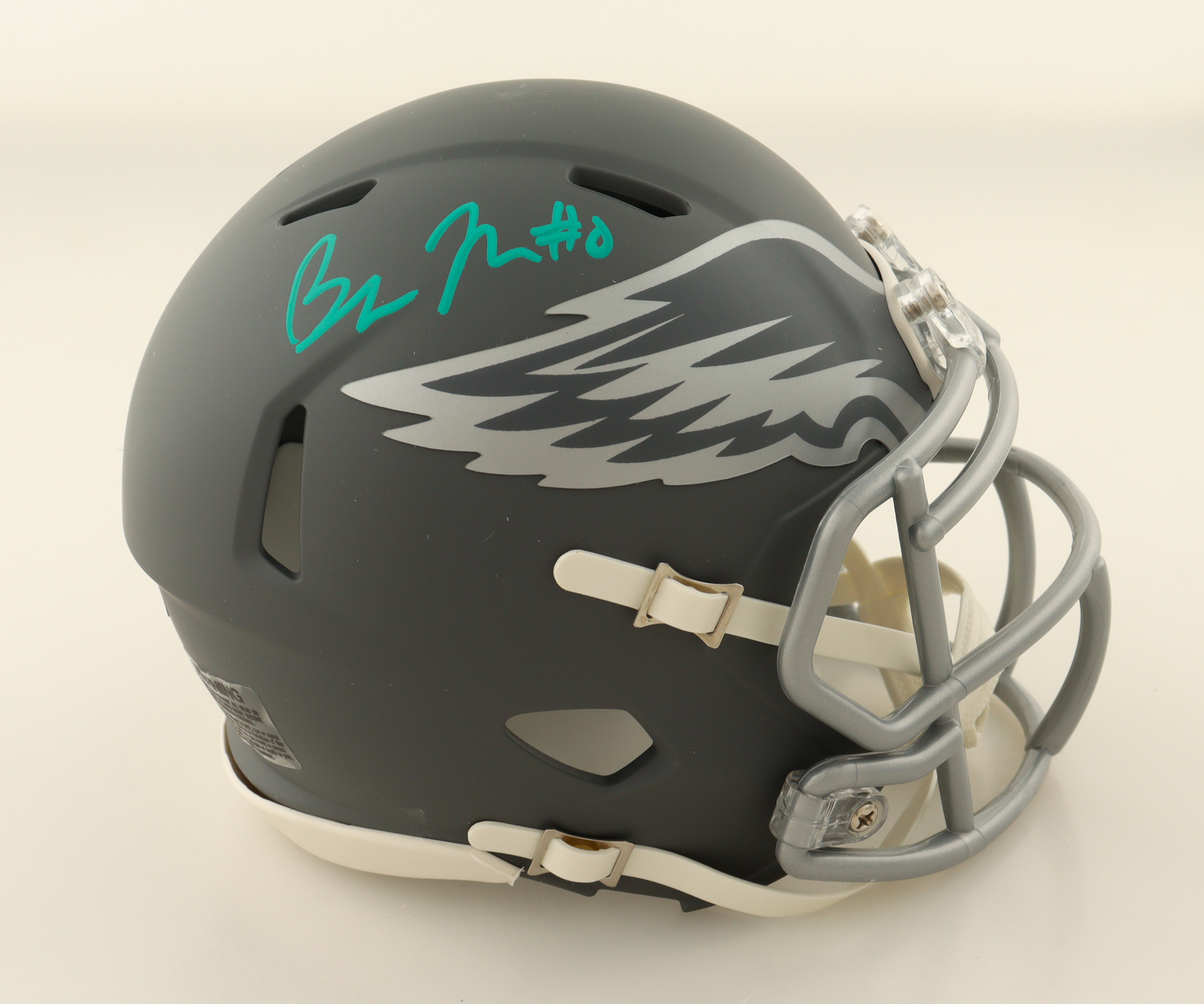 Brandon Graham Signed Eagles Slate Alternate Speed Mini Helmet (JSA) at PristineAuction.com Brandon Graham Signed Eagles Slate Alternate Speed Mini Helmet (JSA) at PristineAuction.com