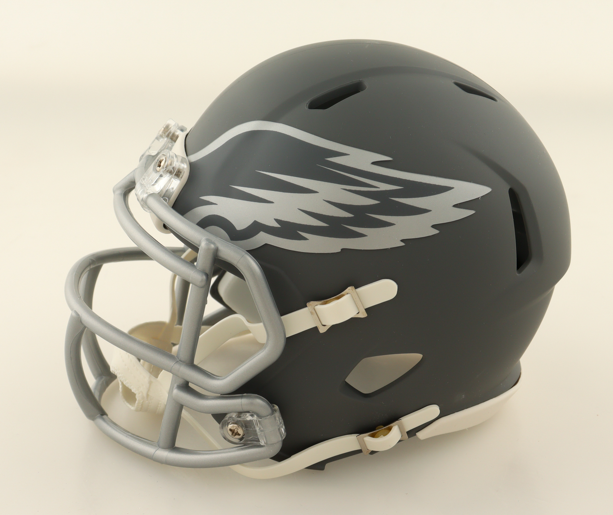 Brandon Graham Signed Eagles Slate Alternate Speed Mini Helmet (JSA) at PristineAuction.com Brandon Graham Signed Eagles Slate Alternate Speed Mini Helmet (JSA) at PristineAuction.com