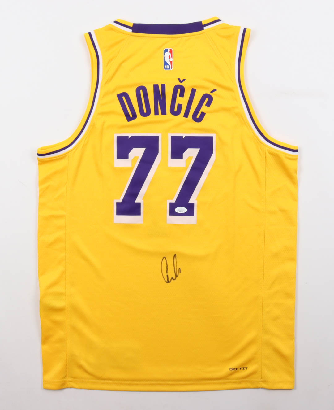 Luka Doncic Signed Lakers Nike Authentic Jersey (JSA) at PristineAuction.com Luka Doncic Signed Lakers Nike Authentic Jersey (JSA) at PristineAuction.com