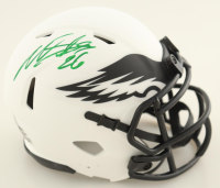 Miles Sanders Signed Eagles Lunar Eclipse Alternate Speed Mini Helmet (Beckett) at PristineAuction.com