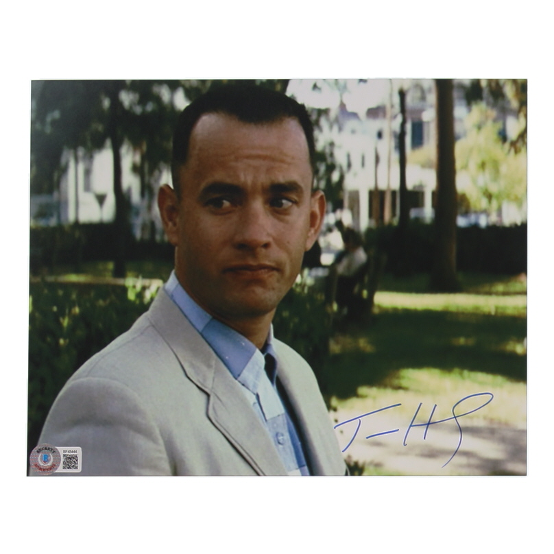 Tom Hanks Signed "Forrest Gump" 8x10 Photo (Beckett) at PristineAuction.com Tom Hanks Signed "Forrest Gump" 8x10 Photo (Beckett) at PristineAuction.com