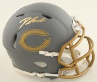 D'Andre Swift Signed Bears Slate Alternate Speed Mini Helmet (JSA & PIA) at PristineAuction.com