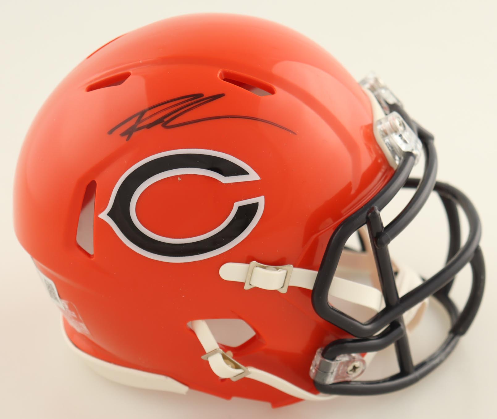 Roschon Johnson Signed Bears Speed Mini Helmet (Beckett) at PristineAuction.com Roschon Johnson Signed Bears Speed Mini Helmet (Beckett) at PristineAuction.com