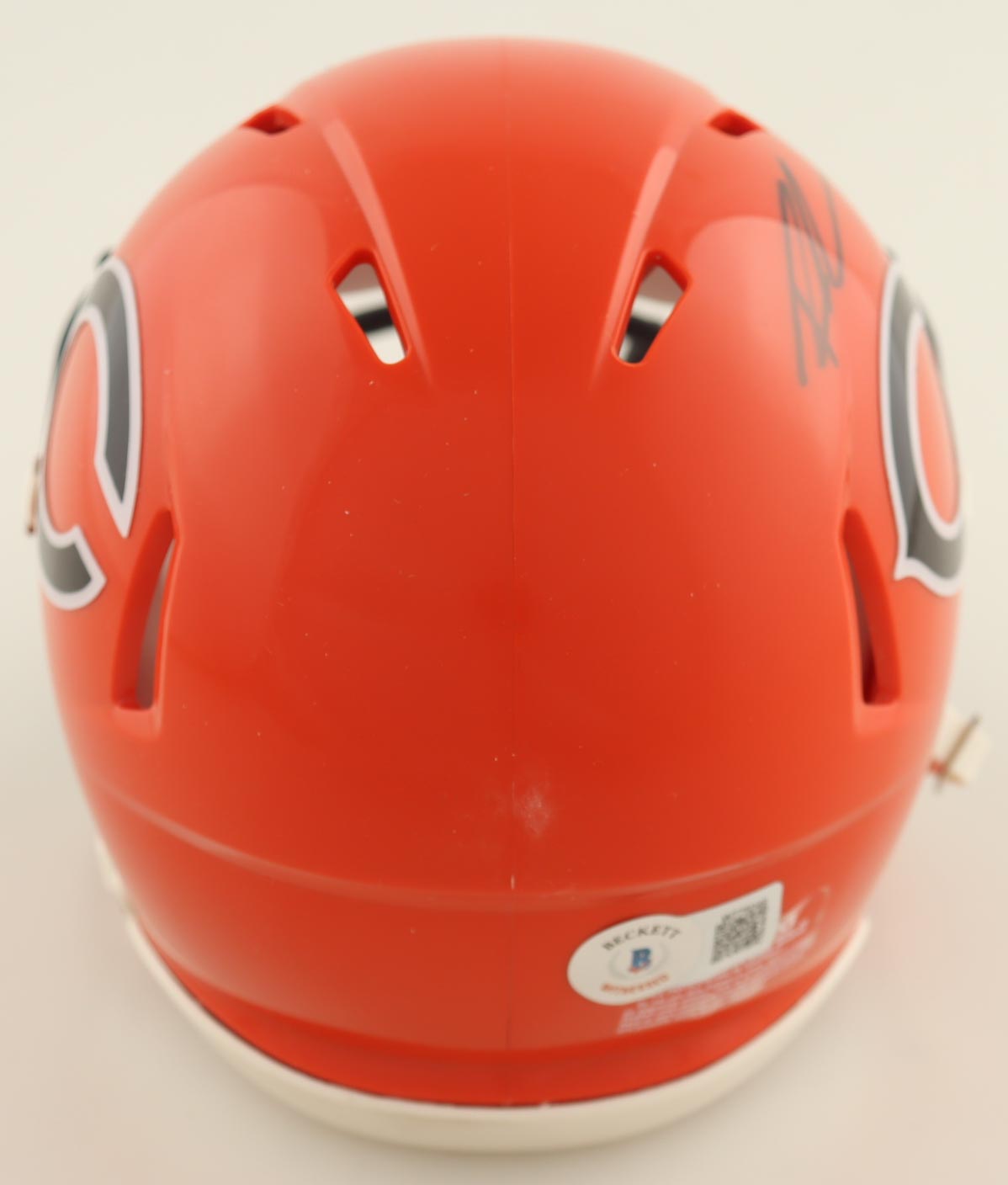 Roschon Johnson Signed Bears Speed Mini Helmet (Beckett) at PristineAuction.com Roschon Johnson Signed Bears Speed Mini Helmet (Beckett) at PristineAuction.com