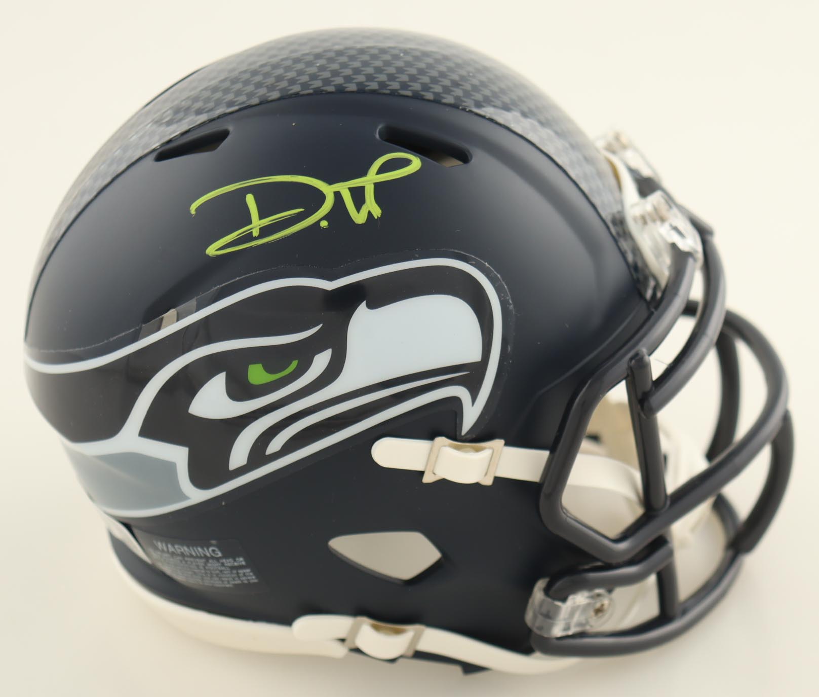 Devon Witherspoon Signed Seahawks Speed Mini Helmet (Beckett) at PristineAuction.com Devon Witherspoon Signed Seahawks Speed Mini Helmet (Beckett) at PristineAuction.com