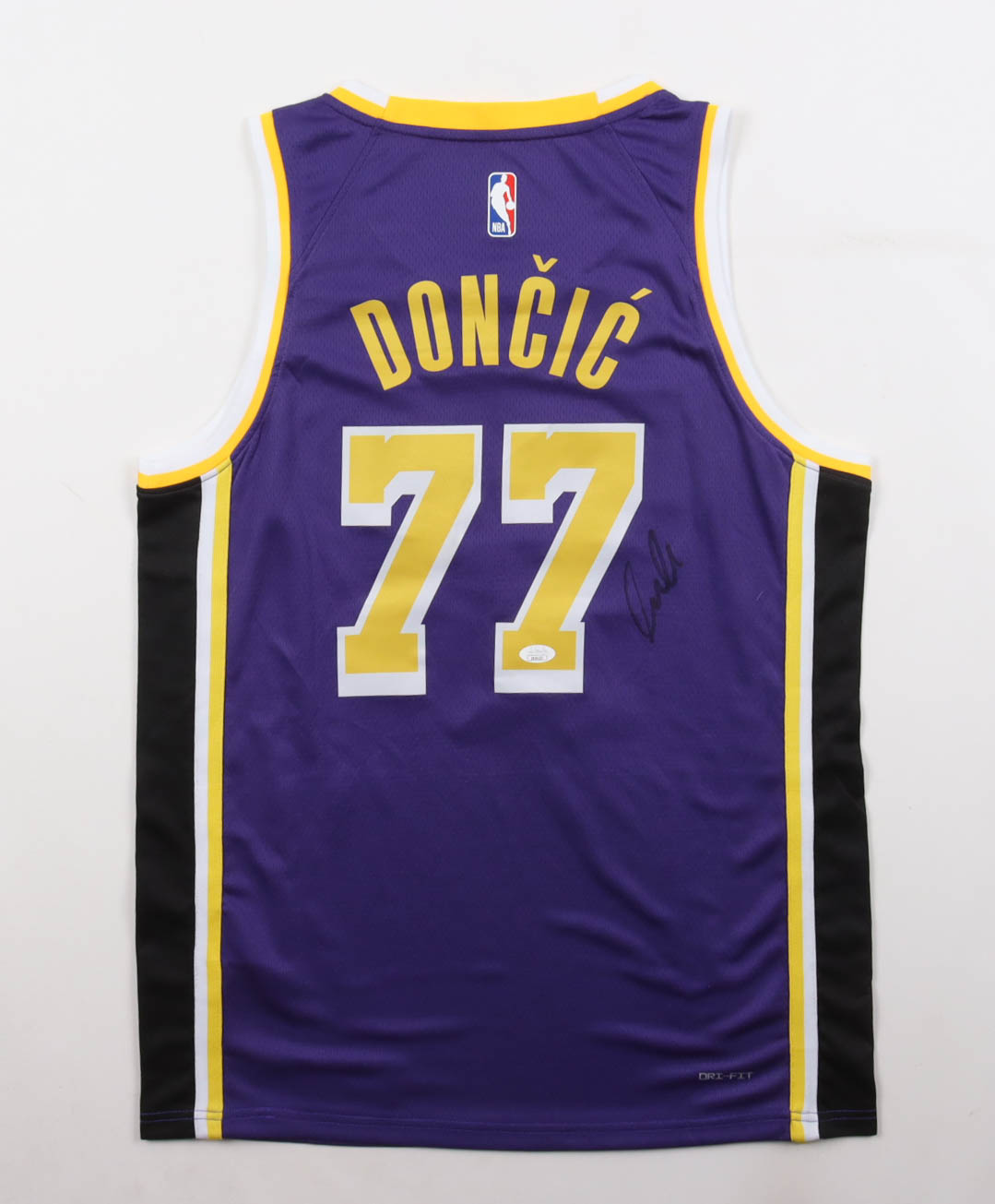 Luka Doncic Signed Lakers Jordan Authentic Jersey (JSA) at PristineAuction.com Luka Doncic Signed Lakers Jordan Authentic Jersey (JSA) at PristineAuction.com