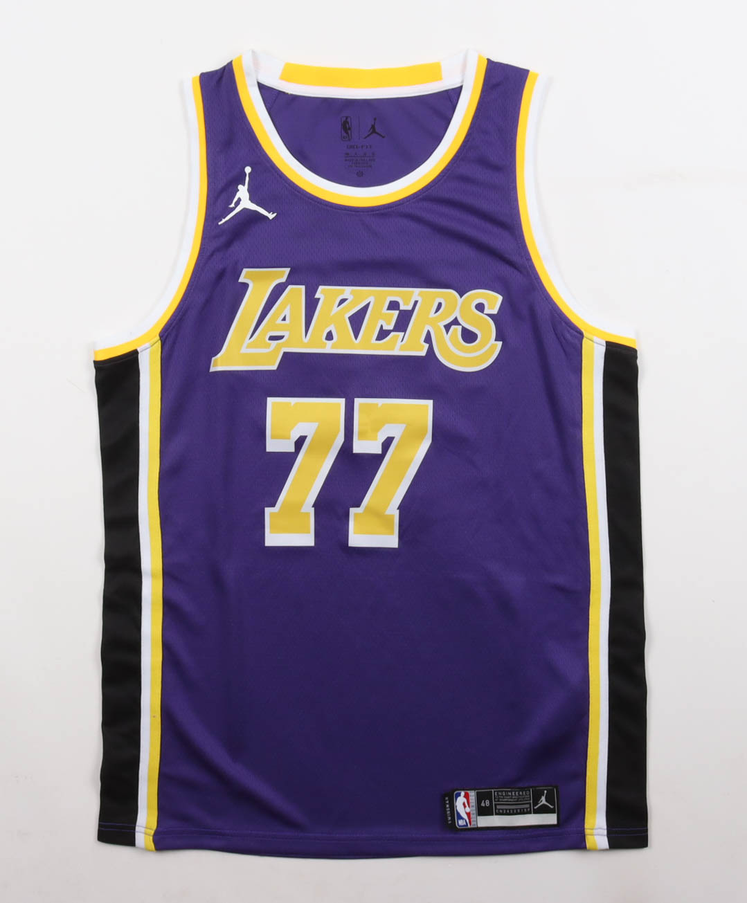 Luka Doncic Signed Lakers Jordan Authentic Jersey (JSA) at PristineAuction.com Luka Doncic Signed Lakers Jordan Authentic Jersey (JSA) at PristineAuction.com