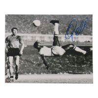 Pele Signed Team Brazil 8x10 Photo (Beckett) at PristineAuction.com
