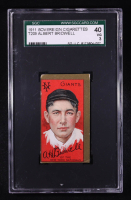 Albert Bridwell 1911 Sovereign Cigarettes Gold Border #T205 (SGC 3) at PristineAuction.com