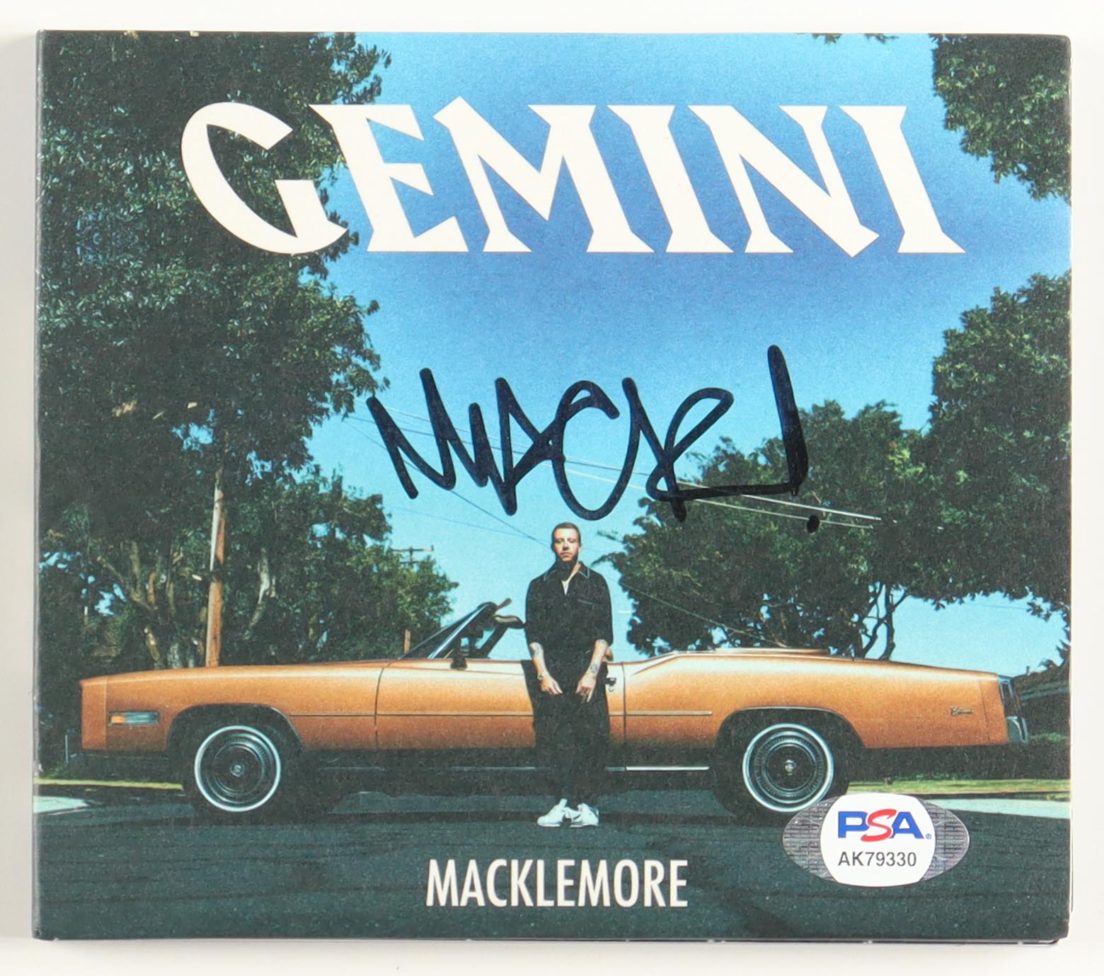 Macklemore Signed "Gemini" CD Album Cover With Disc (PSA) at PristineAuction.com Macklemore Signed "Gemini" CD Album Cover With Disc (PSA) at PristineAuction.com