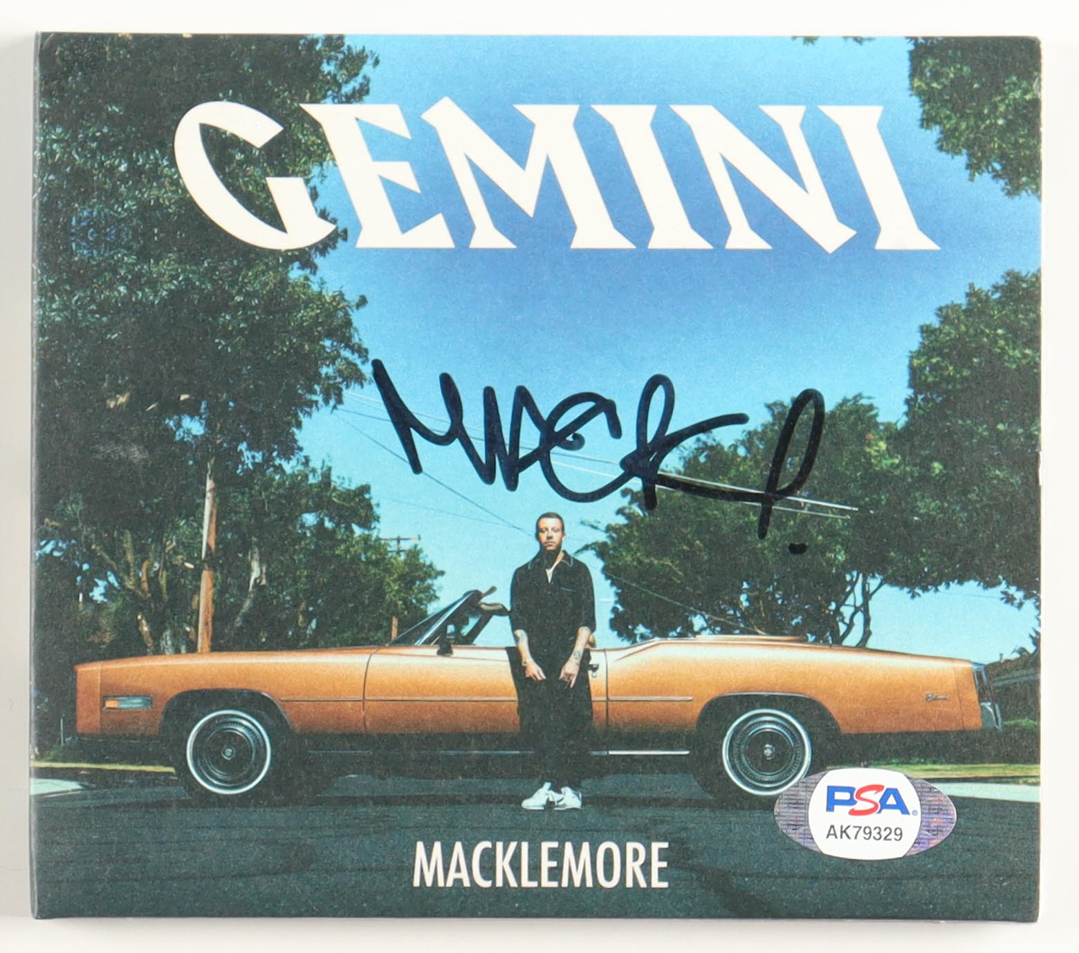 Macklemore Signed "Gemini" CD Album Cover With Disc (PSA) at PristineAuction.com Macklemore Signed "Gemini" CD Album Cover With Disc (PSA) at PristineAuction.com