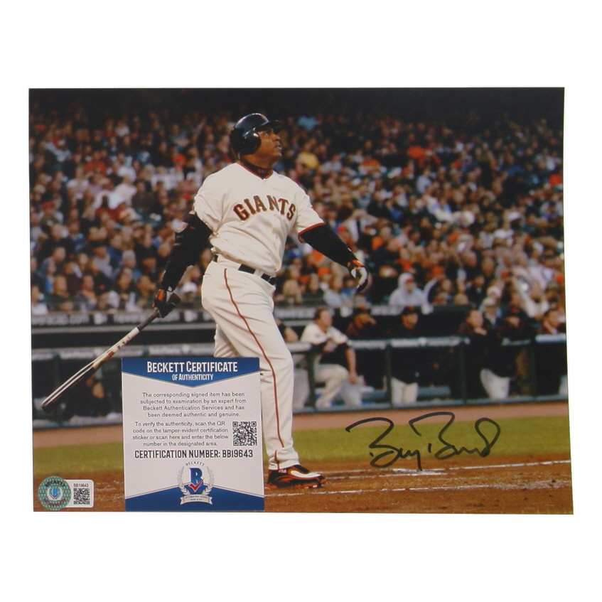 Barry Bonds Signed Giants 8x10 Photo (Beckett) at PristineAuction.com Barry Bonds Signed Giants 8x10 Photo (Beckett) at PristineAuction.com