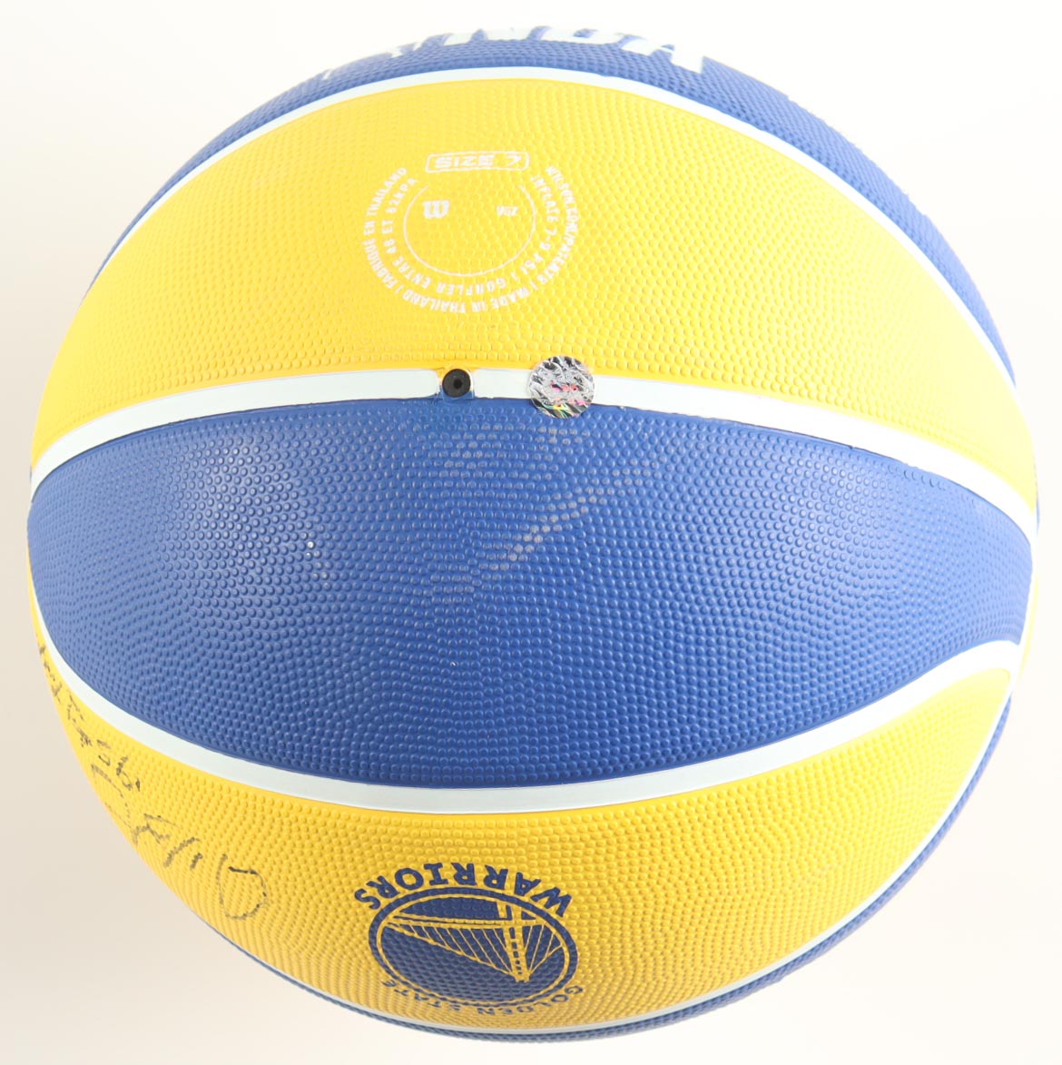 Joe Smith Signed Warriors Logo NBA Basketball Inscribed "95 1st Pick"(Beckett) at PristineAuction.com Joe Smith Signed Warriors Logo NBA Basketball Inscribed "95 1st Pick"(Beckett) at PristineAuction.com