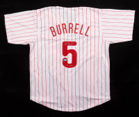 Pat Burrell Signed Jersey Inscribed "08 WSC" (Beckett) at PristineAuction.com
