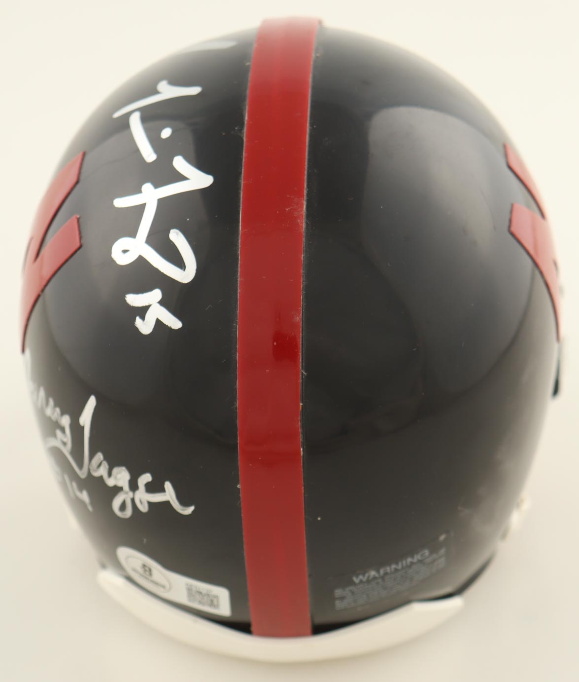 Jerry Tagge, Tommy Frazier & Scott Frost Signed Nebraska Cornhuskers Mini Helmet (Beckett) at PristineAuction.com Jerry Tagge, Tommy Frazier & Scott Frost Signed Nebraska Cornhuskers Mini Helmet (Beckett) at PristineAuction.com