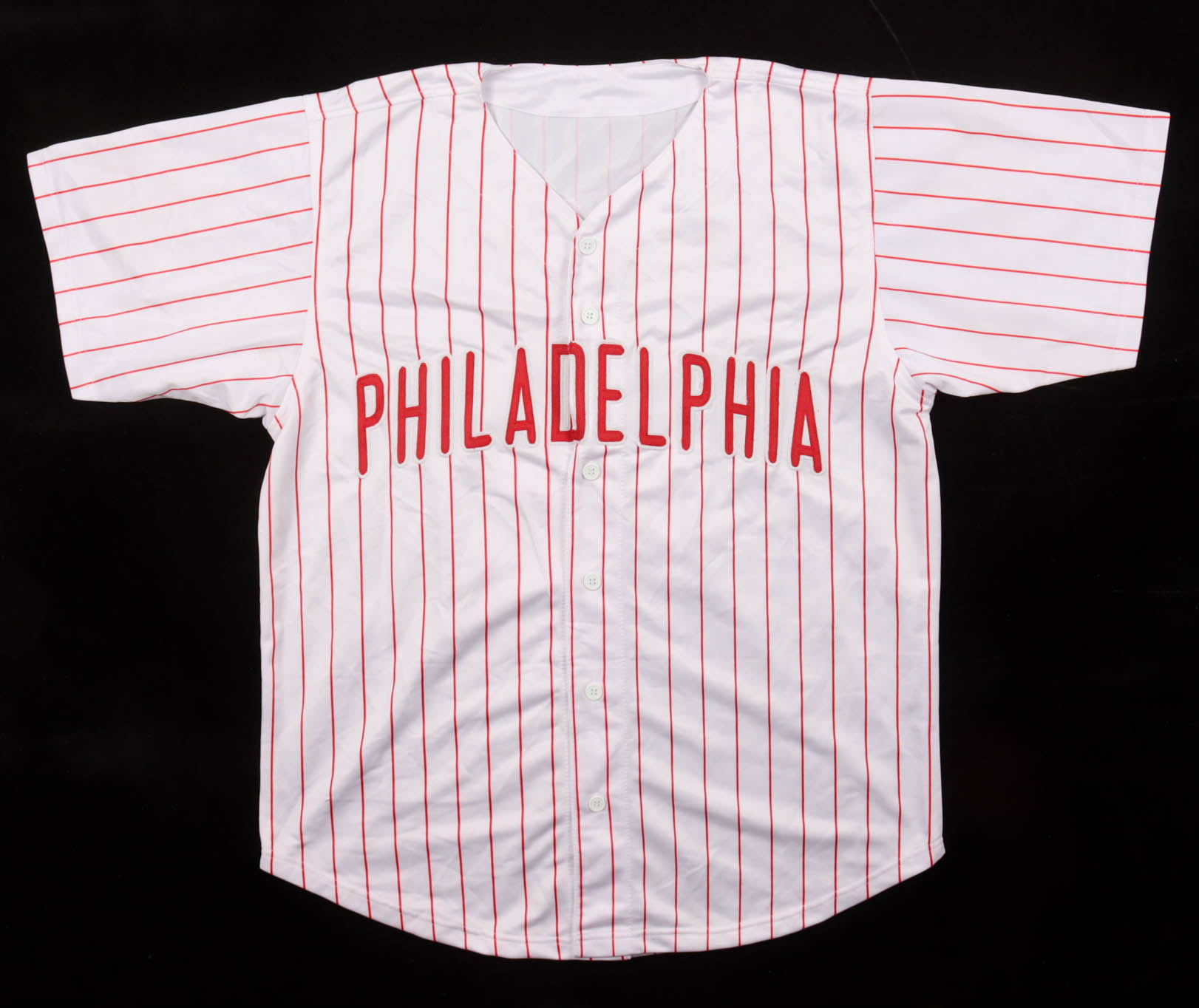 Mickey Morandini Signed Jersey Inscribed "1993 NL Champs" & "9-20-92 Unassisted Triple Play" (Beckett) at PristineAuction.com Mickey Morandini Signed Jersey Inscribed "1993 NL Champs" & "9-20-92 Unassisted Triple Play" (Beckett) at PristineAuction.com