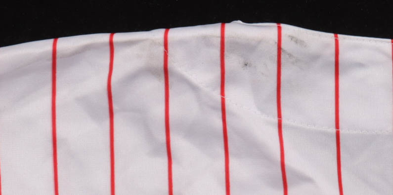 Mickey Morandini Signed Jersey Inscribed "1993 NL Champs" & "9-20-92 Unassisted Triple Play" (Beckett) at PristineAuction.com Mickey Morandini Signed Jersey Inscribed "1993 NL Champs" & "9-20-92 Unassisted Triple Play" (Beckett) at PristineAuction.com