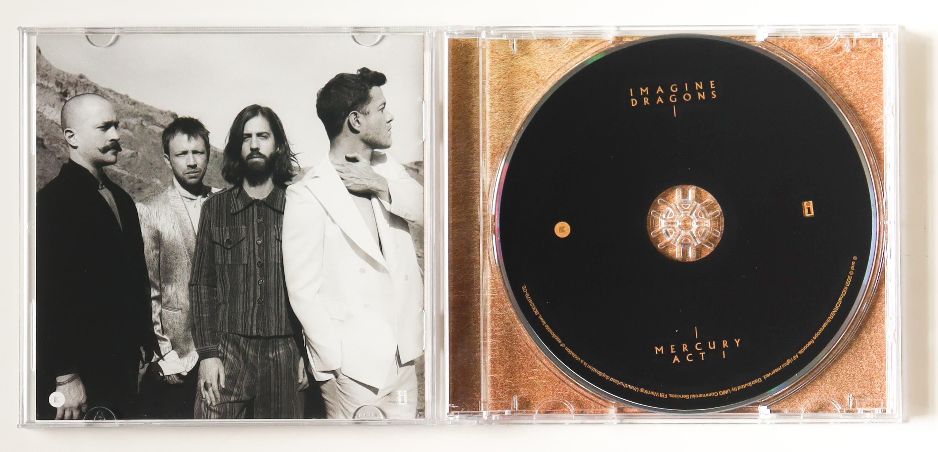 Imagine Dragons "Mercury Act I" CD Album Band-Signed By (4) With Dan Reynolds, Daniel Platzman, Daniel Wayne, Ben Mckee (PSA) at PristineAuction.com Imagine Dragons "Mercury Act I" CD Album Band-Signed By (4) With Dan Reynolds, Daniel Platzman, Daniel Wayne, Ben Mckee (PSA) at PristineAuction.com