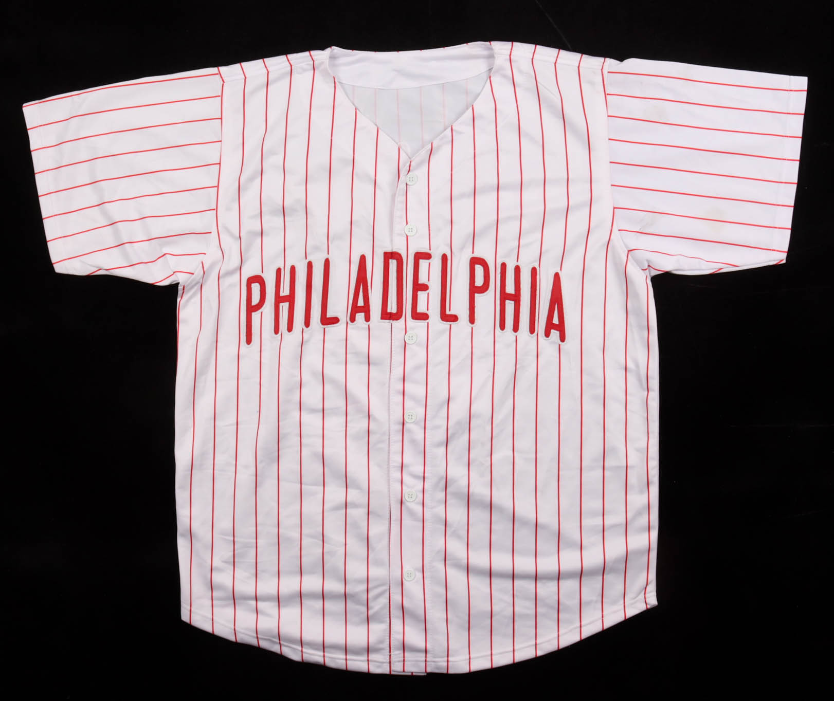 Mickey Morandini Signed Jersey Inscribed "1993 NL Champs" & "9-20-92 Unassisted Triple Play" (Beckett) at PristineAuction.com Mickey Morandini Signed Jersey Inscribed "1993 NL Champs" & "9-20-92 Unassisted Triple Play" (Beckett) at PristineAuction.com