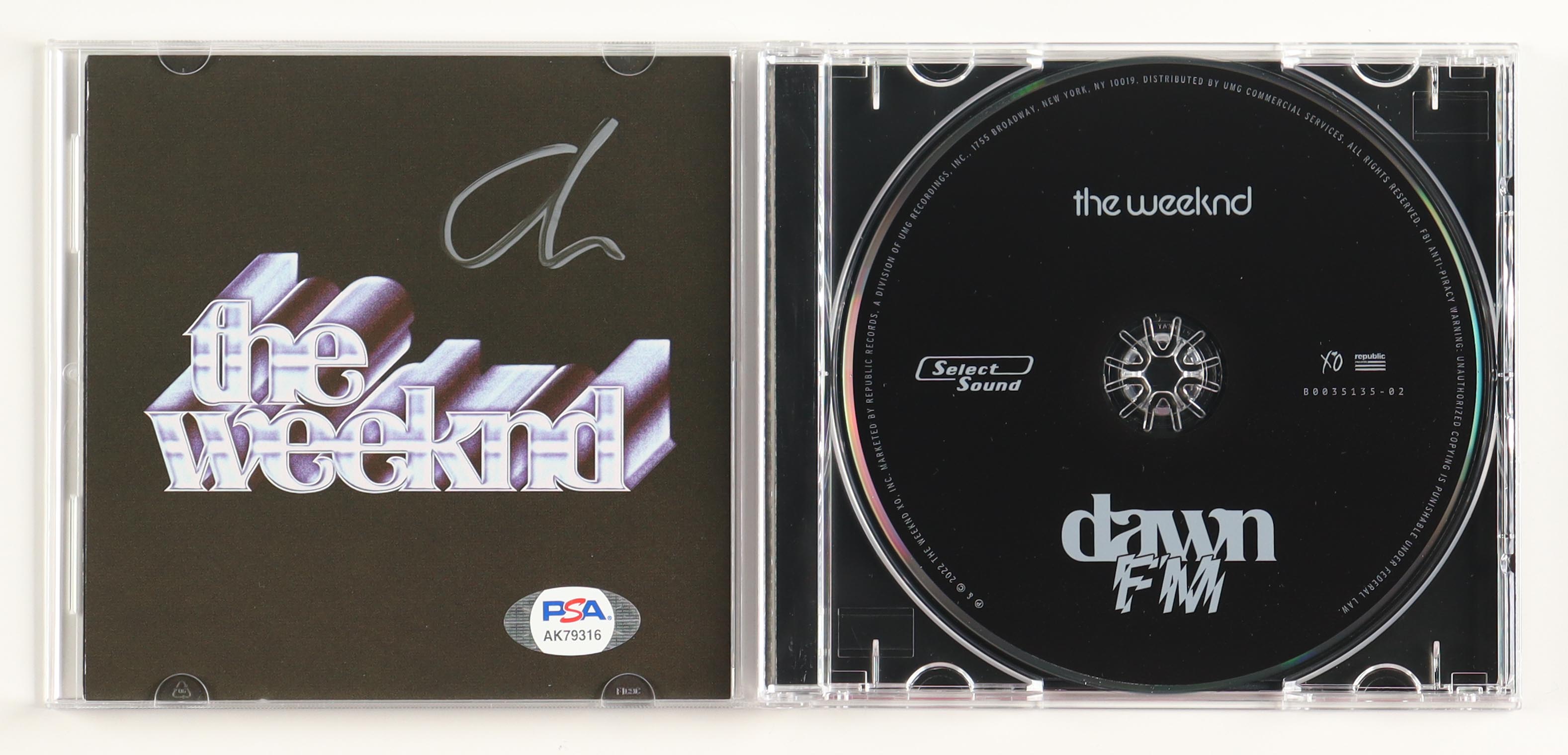The Weeknd Signed "Dawn FM" CD Album Insert With Disc (PSA) at PristineAuction.com The Weeknd Signed "Dawn FM" CD Album Insert With Disc (PSA) at PristineAuction.com