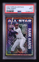Hank Aaron 2025 Topps Chrome Silver Pack All Stars #14 (PSA 9) at PristineAuction.com
