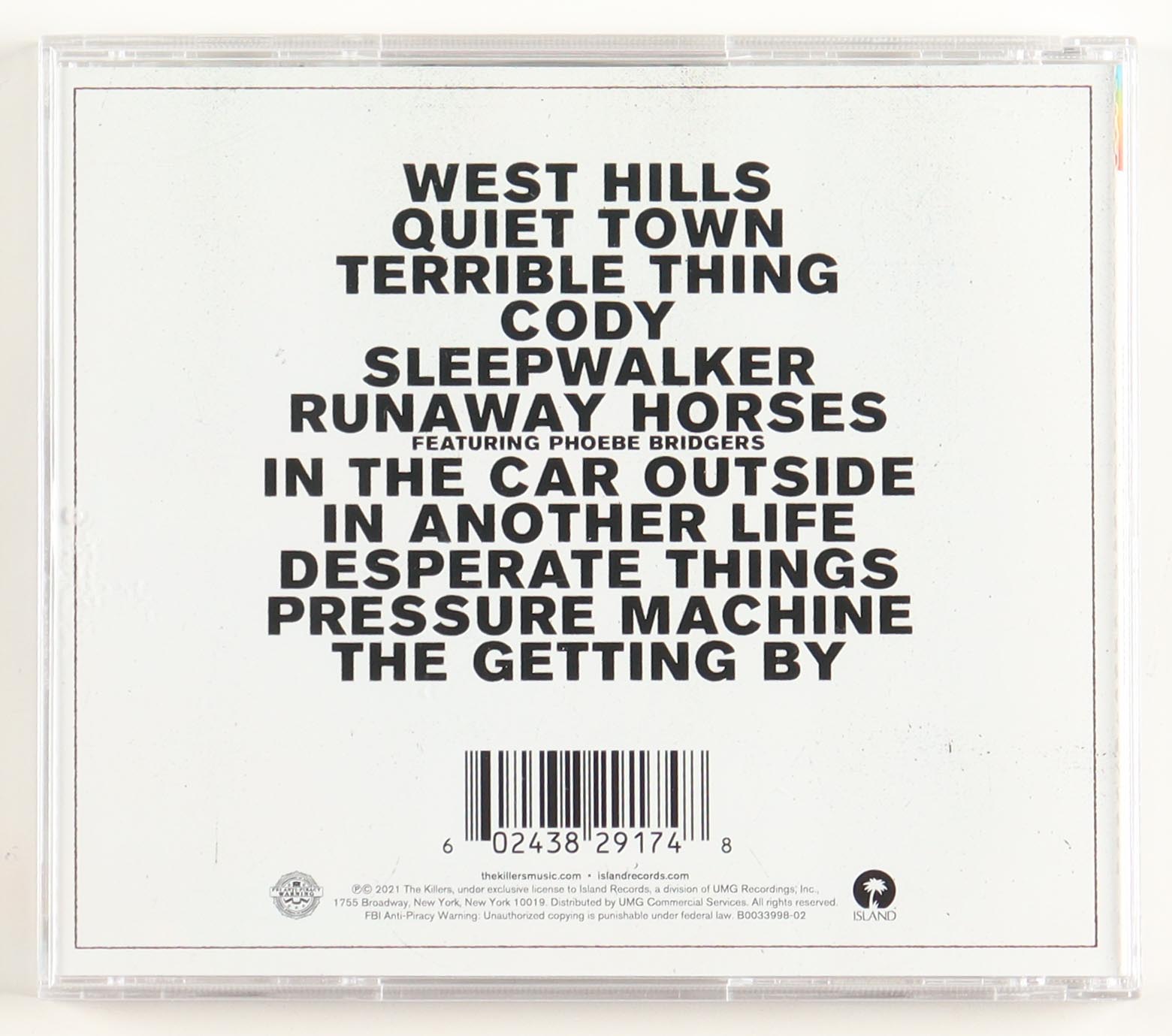 Brandon Flowers Signed "The Killers: Pressure Machine" CD Album Insert (PSA) at PristineAuction.com Brandon Flowers Signed "The Killers: Pressure Machine" CD Album Insert (PSA) at PristineAuction.com