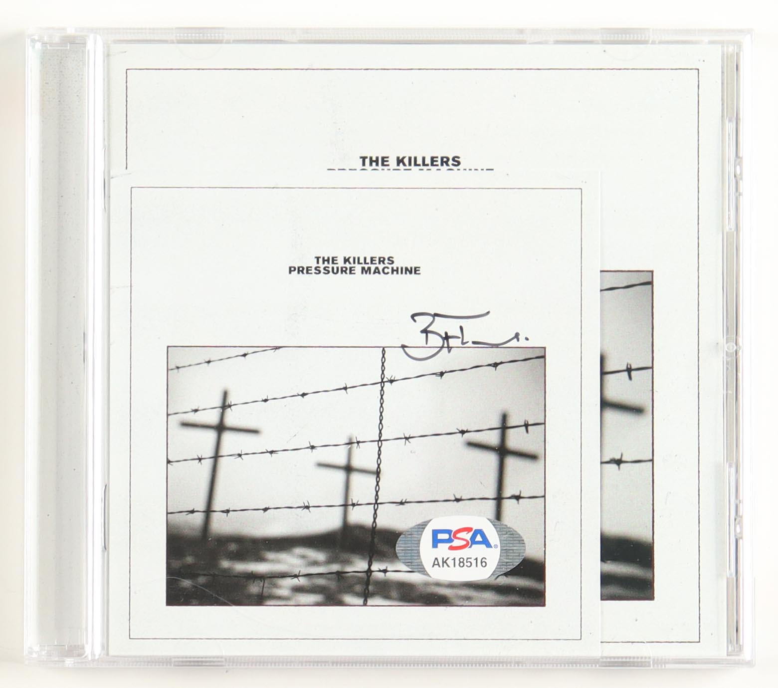 Brandon Flowers Signed "The Killers: Pressure Machine" CD Album Insert (PSA) at PristineAuction.com Brandon Flowers Signed "The Killers: Pressure Machine" CD Album Insert (PSA) at PristineAuction.com