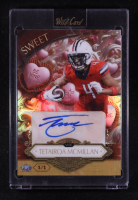 Tetairoa McMillan 2024 Wild Card Sweet Autographs Light Pink Rainbow Foil #SWLT-TMA #1/1 RC at PristineAuction.com