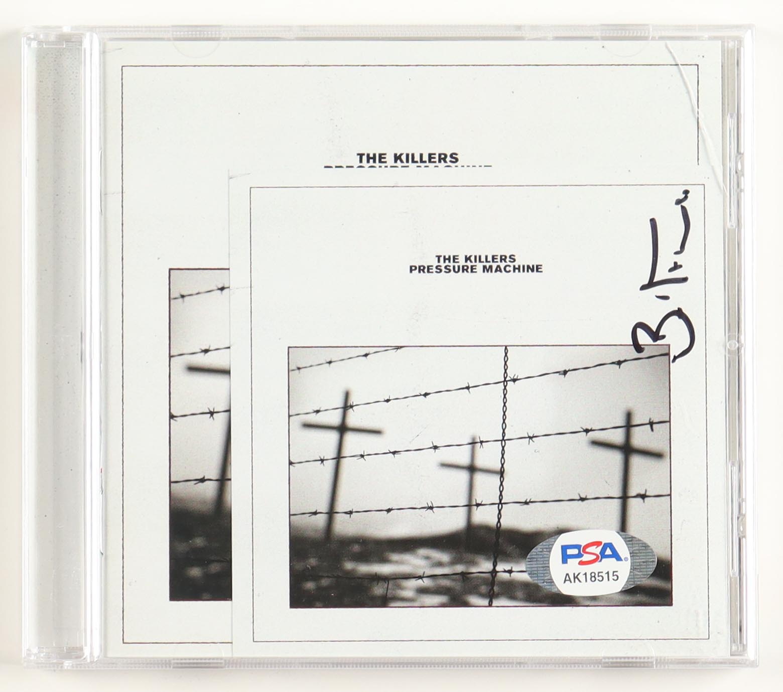 Brandon Flowers Signed "The Killers: Pressure Machine" CD Album Insert (PSA) at PristineAuction.com Brandon Flowers Signed "The Killers: Pressure Machine" CD Album Insert (PSA) at PristineAuction.com