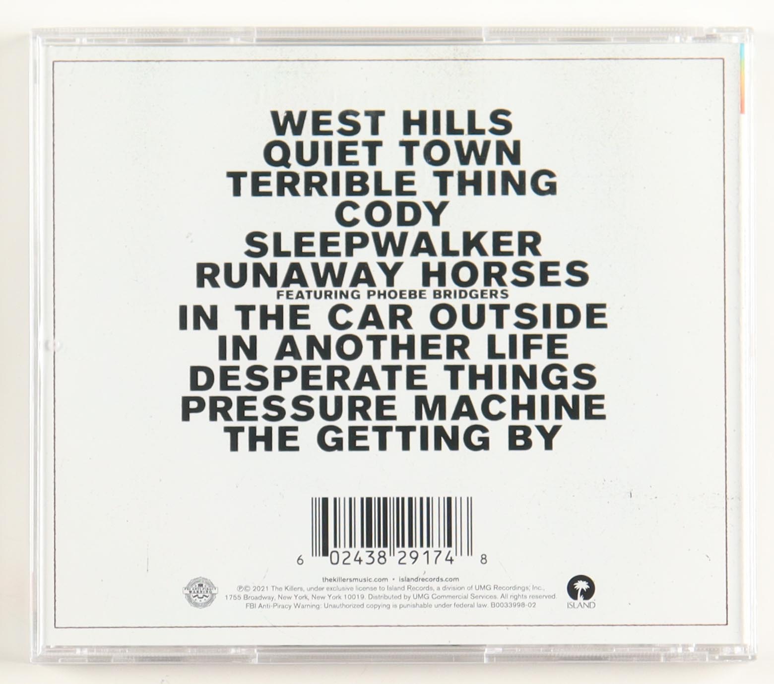 Brandon Flowers Signed "The Killers: Pressure Machine" CD Album Insert (PSA) at PristineAuction.com Brandon Flowers Signed "The Killers: Pressure Machine" CD Album Insert (PSA) at PristineAuction.com