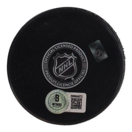 Will Cuylle Signed Rangers Logo Hockey Puck (Beckett) at PristineAuction.com Will Cuylle Signed Rangers Logo Hockey Puck (Beckett) at PristineAuction.com