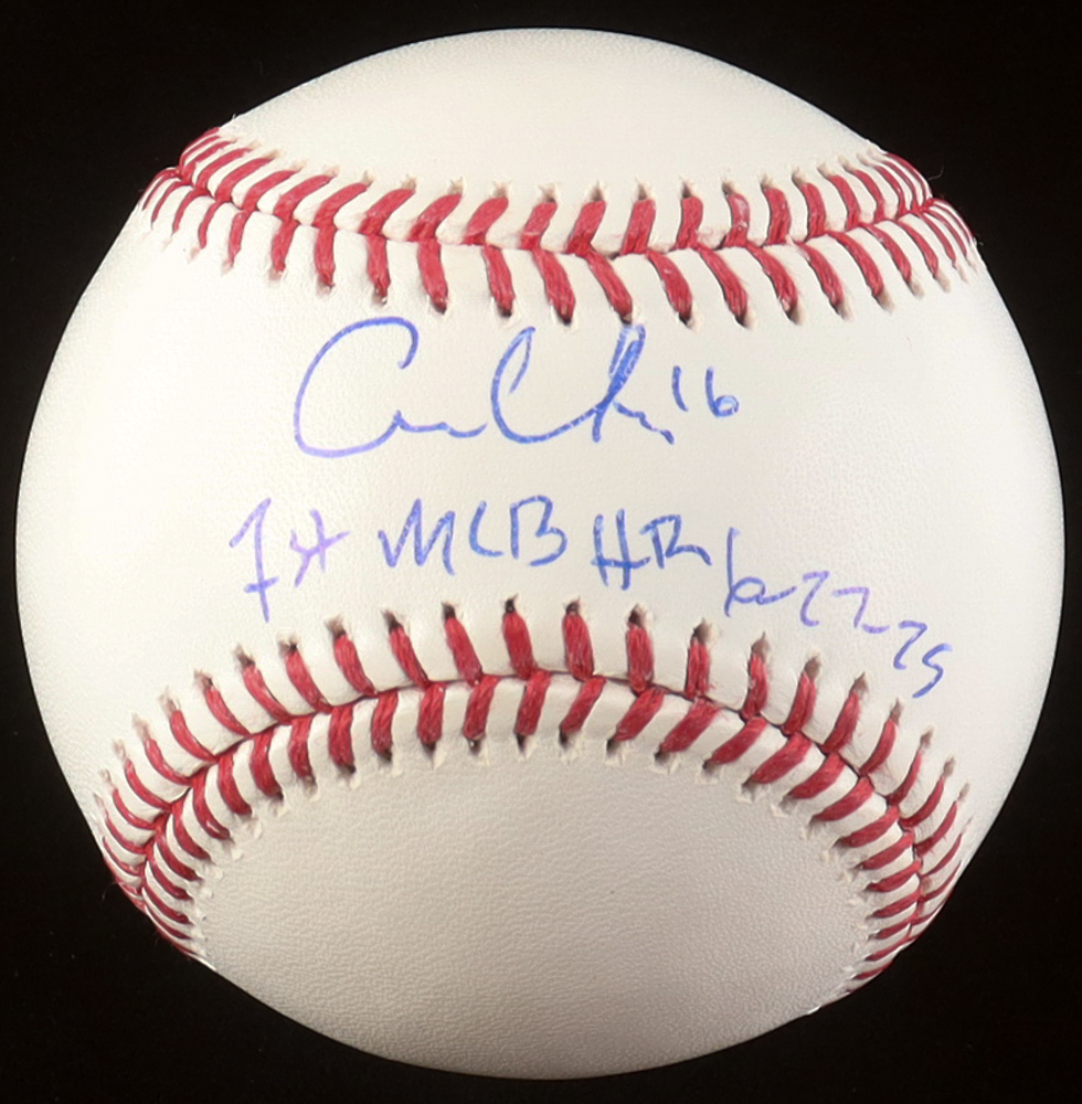 Coby Mayo Signed OML Baseball Inscribed "1st MLB HR 6-27-25" (Beckett) at PristineAuction.com Coby Mayo Signed OML Baseball Inscribed "1st MLB HR 6-27-25" (Beckett) at PristineAuction.com
